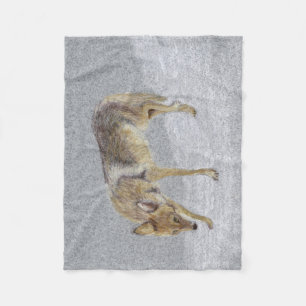 Couverture Polaire Coyote