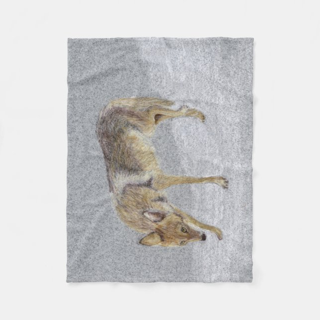 Couverture Polaire Coyote (Devant)