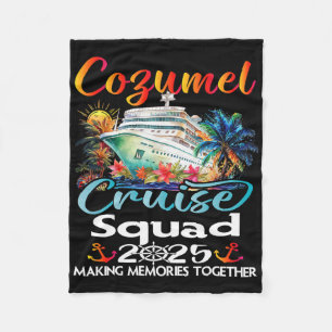 Couverture Polaire Cozumel Cruise Squad 2025 Cozumel Friend Family Cr