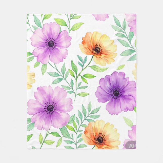 Couverture Polaire Cozy Custom Art Blanket – Soft Decorative Throw (Devant)