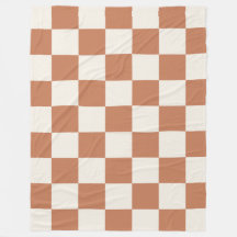 Cozy Terracotta Rust & Cream Buffalo Check