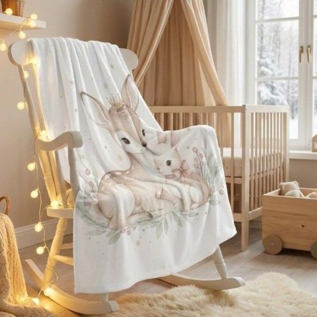 Couverture Polaire Cozy Woodland Winter Fleece Blanket (Créateur téléchargé)