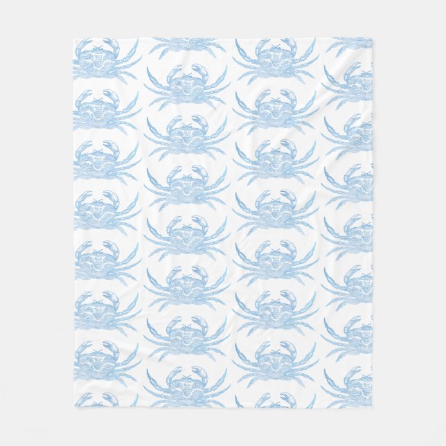 Couverture Polaire Crabe bleu (Devant)