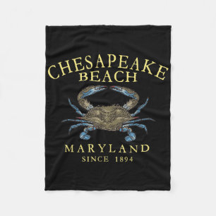 Couverture Polaire Crabe bleu de la baie de Chesapeake dans le Maryla