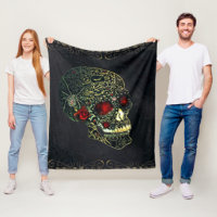 Crâne de Araignée Bijou & Roses Glam Gothique Fili