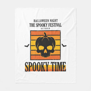Couverture Polaire Crâne d'Halloween Drôle Épouvantable Citation Vint
