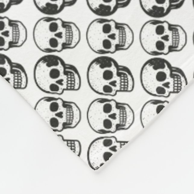 Couverture Polaire Crânes (Coin)