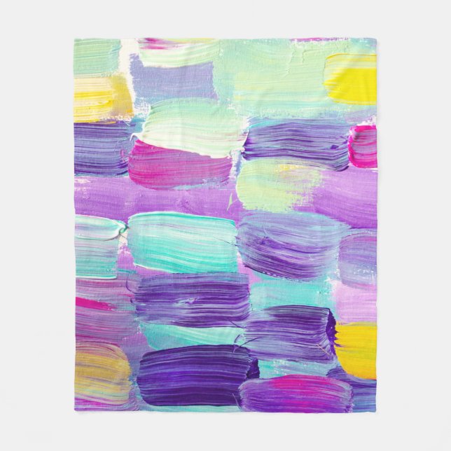 Couverture Polaire Creative abstract hand painted background, wallpap (Devant)