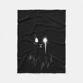 Couverture Polaire Creepy Cute Goth Bunny Horror Rabbit Sketch Alt Ng