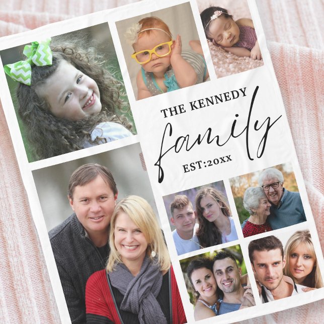 Couverture Polaire Créez votre propre collection de photos 8 Nom de f (Créateur téléchargé)