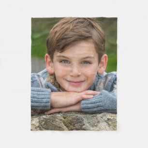 Couverture Polaire Créez Votre Propre Photo De Fils Personnalisée Dou