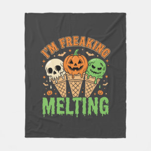 Couverture Polaire Crème Glacée Fondante Halloween