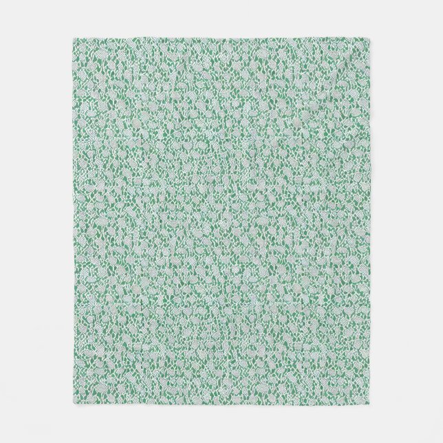 Couverture Polaire crème menthe celadon vert clair gris bleu (Devant)