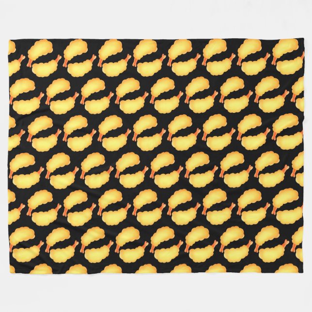 Couverture Polaire Crevettes frites (Devant (Horizontal))