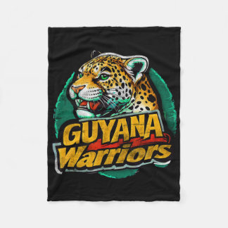 Couverture Polaire Cricket Look Vintage Warriors Guyana