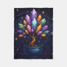 Cristal Bonsai Lance Blanket - Mystique Nature Art