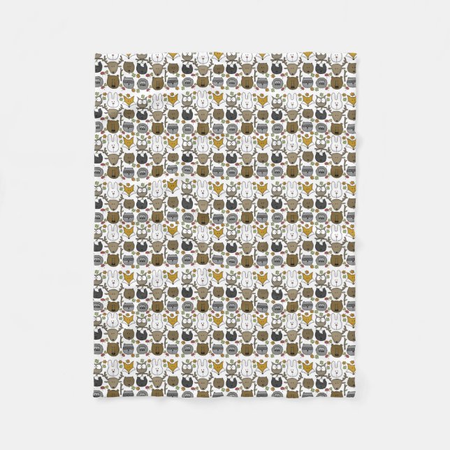 Couverture Polaire Critère des bois - Meilleurs amis forestiers (Devant)