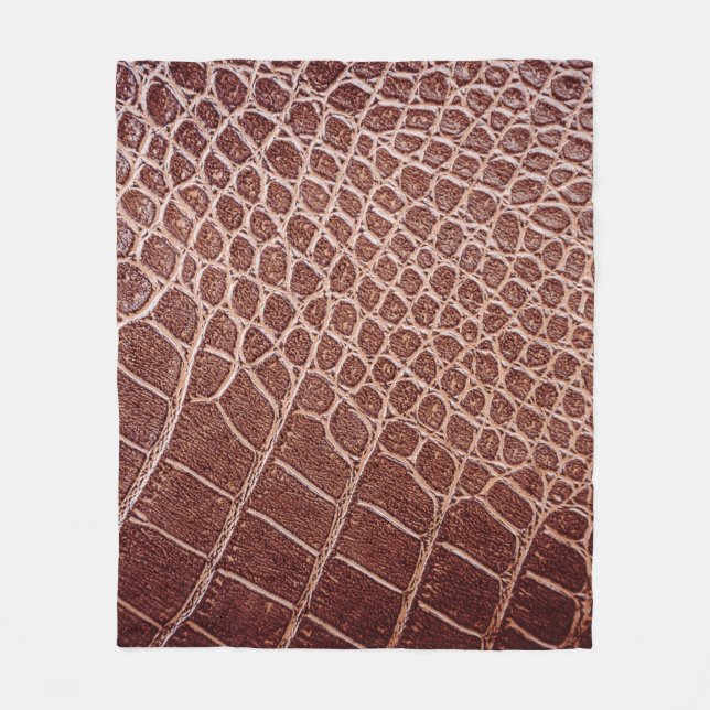 Couverture Polaire Crocodile leather pattern backgroundabstract,allig (Devant)