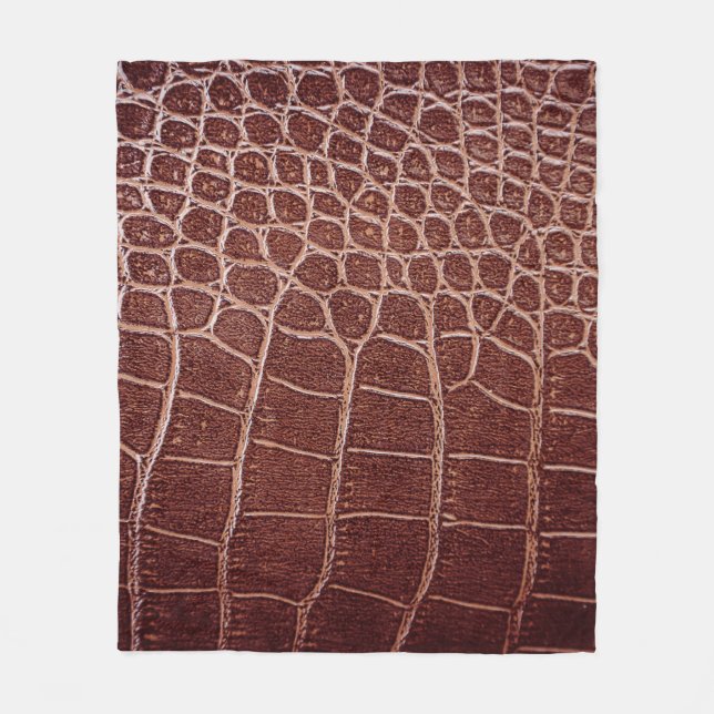 Couverture Polaire Crocodile leather patternabstract,alligator,animal (Devant)