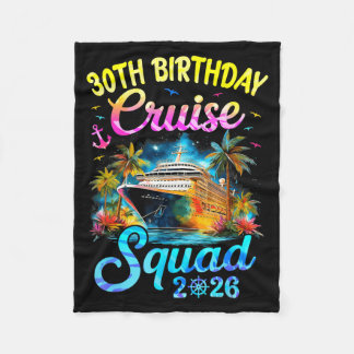 Couverture Polaire Croisière d'anniversaire 30 ans d'équipe de croisi