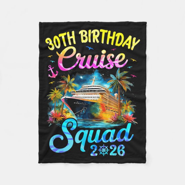 Couverture Polaire Croisière d'anniversaire 30 ans d'équipe de croisi (Devant)
