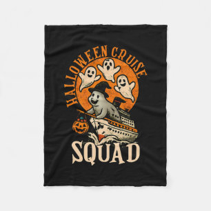 Couverture Polaire Croisière effrayante Halloween Croisière Squad Cos