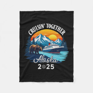 Couverture Polaire Croisière Ensemble Alaska 2025 Famille Amie Alaska