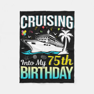Couverture Polaire Croisière pour mon 75e anniversaire 75 ans Anniver