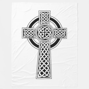 Couverture Polaire Croix celtique