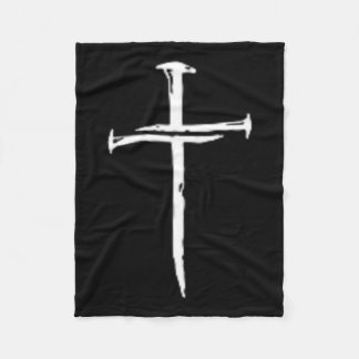 Couverture Polaire Croix trois clous Christian Vintage 1 Croix 3 clou