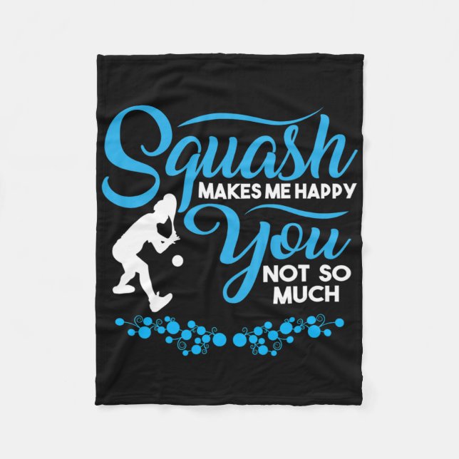 Couverture Polaire Crossminton Racquetball Speed Badminton Player Squ (Devant)