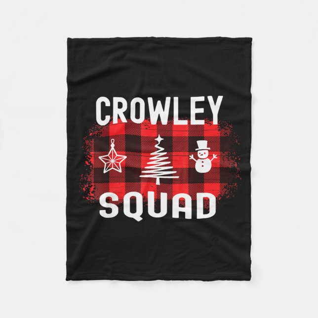 Couverture Polaire Crowley Proud Family Reunion Last Name Christmas S (Devant)