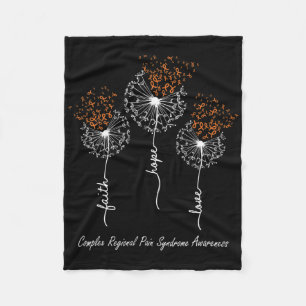 Couverture Polaire Crps Sensibilisation Foi Espoir Amour Dandelion
