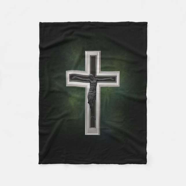 Couverture Polaire Crucifix (Devant)
