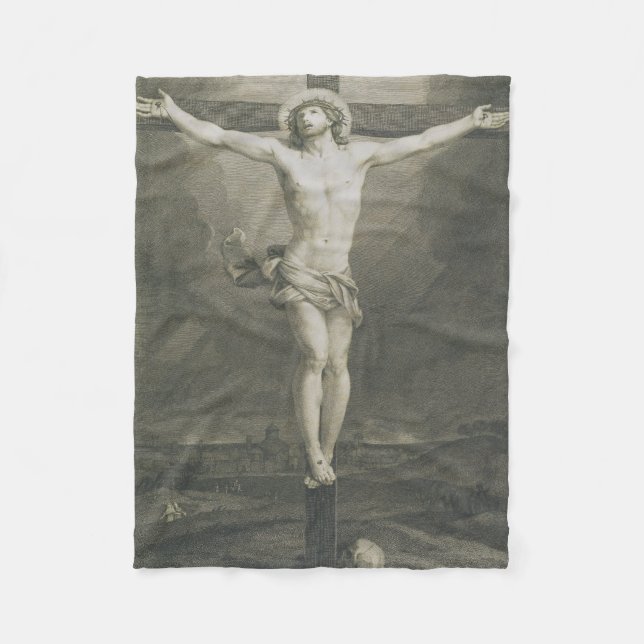 Couverture Polaire Crucifixion de Jésus Christ (Devant)