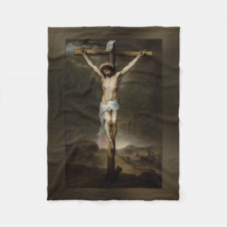 Couverture Polaire Crucifixion de Jésus Petit