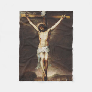 Couverture Polaire Crucifixion par Bartolome Esteban Murillo