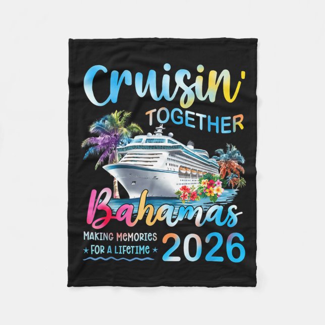Couverture Polaire Cruisin' Together Bahamas 2026 Family Group Cruise (Devant)