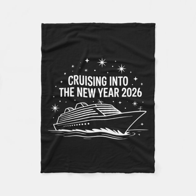 Couverture Polaire Cruising Into 2026 New Years Eve Family Matching H (Devant)