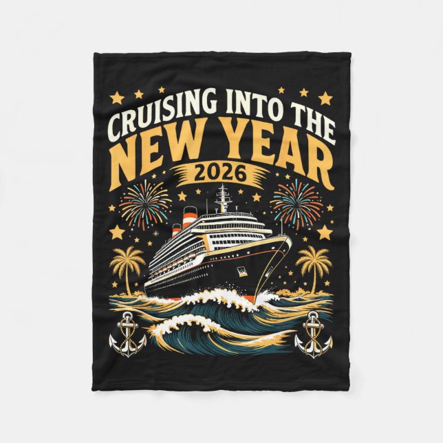Couverture Polaire Cruising Into 2026 New Years Eve Party Favors Fami (Devant)