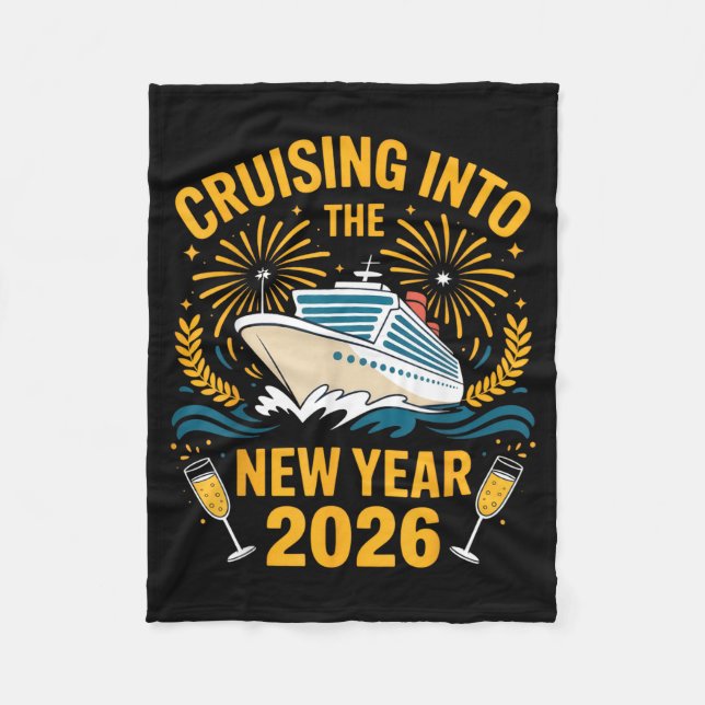 Couverture Polaire Cruising Into The New Year 2026 Sea Lovers Celebra (Devant)