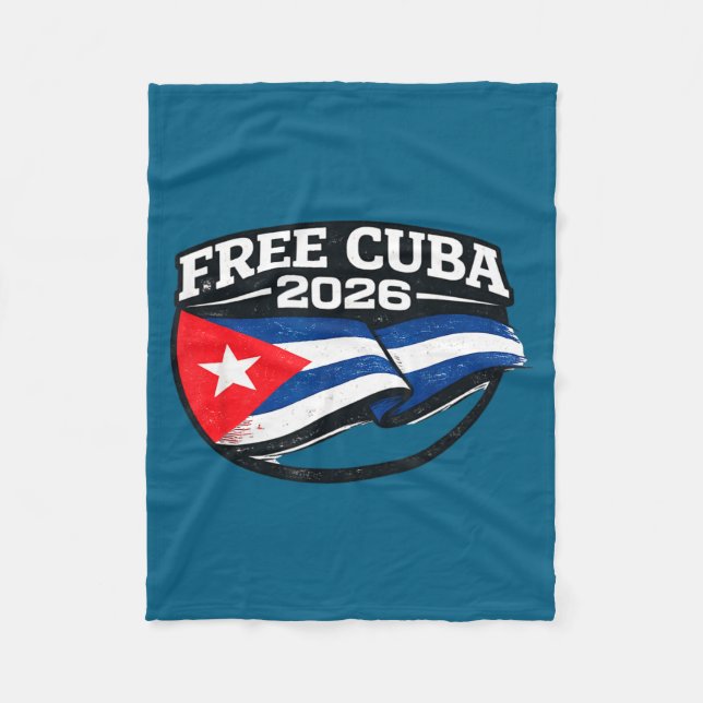 Couverture Polaire Cuba Cuba Libre Donroe Doctrine Design (Devant)