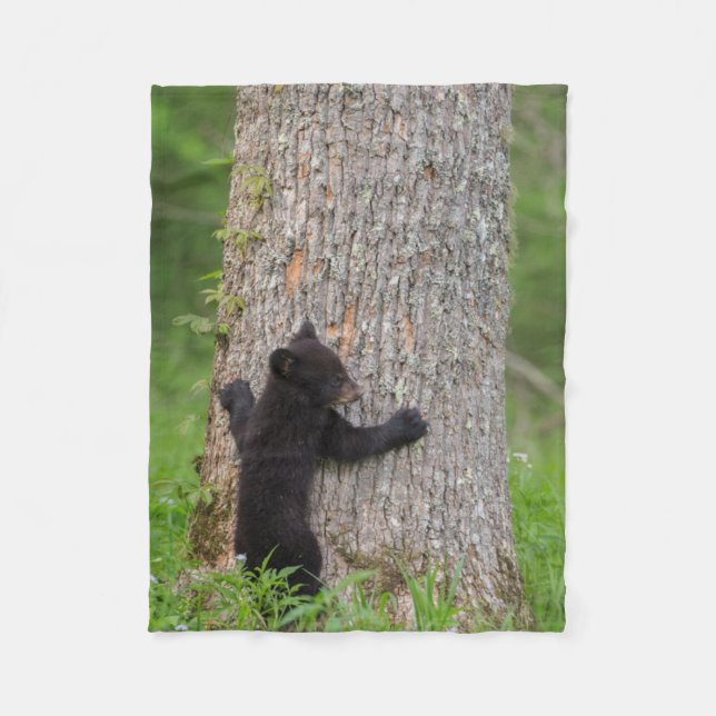 Couverture Polaire Cube d'ours noir | Great Smoky Mountains (Devant)