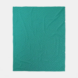 Couverture Polaire Cuir Aquamarine : Texture de serpent à la mode.
