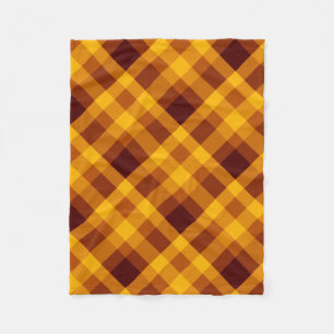 Couverture Polaire Cuisine Citrouille Orange Plaid Petite Blanche en