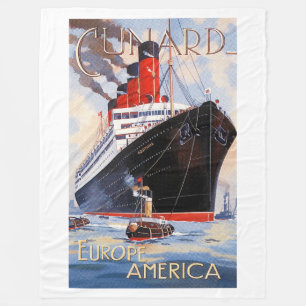 COUVERTURE POLAIRE CUNARD OCEAN LINER AQUITANIA