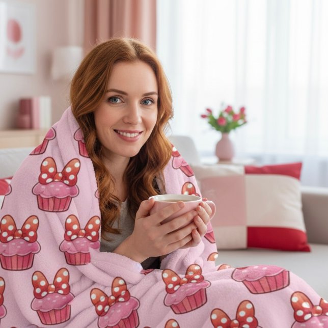 Couverture polaire Cupcake (Créateur téléchargé)