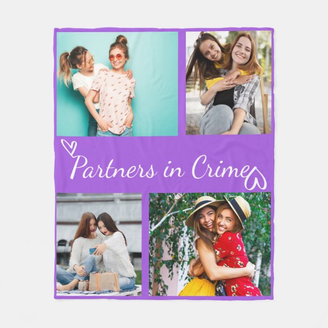 Couverture Polaire Custom Best Friend Photo Throw Keepsake Gift (Devant)