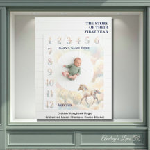 Custom Storybook Magic Enchanted Forest Milestone