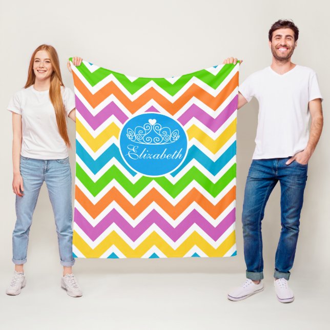 Couverture Polaire Customisez votre propre princesse Tiara (En situation)